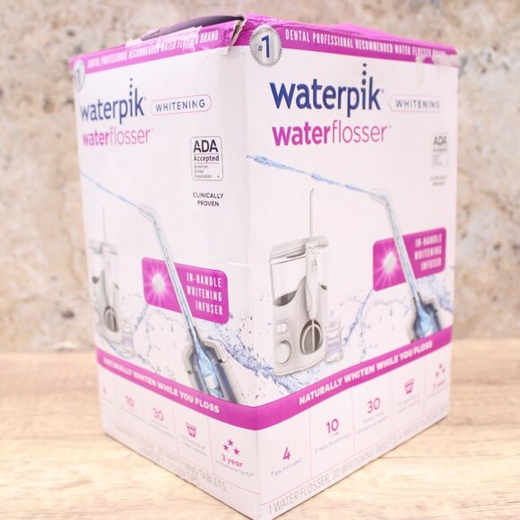 Waterpik Whitening WaterFlosser In-Handle Whitening Infuser + Accessories - Picture 3 of 10